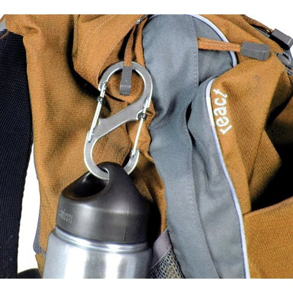 NiteIze S-Biner SlideLock #4 (Stainless Steel) 2 NiteIze S-Biner SlideLock #4 (Stainless Steel) - Image 2