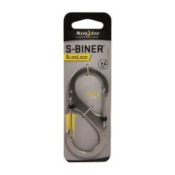 NiteIze S-Biner SlideLock #4 (Stainless Steel) 5 NiteIze S-Biner SlideLock #4 (Stainless Steel) -Wildo Shop go 000912 z